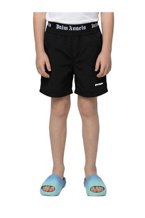 Boxer mare nero per bambino con logo PALM ANGELS KIDS | PBFD005S26FAB001110